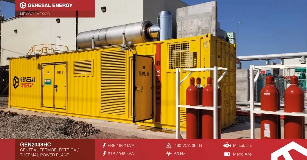 grupo electrógeno de ciclo combinado para Topolobampo en México