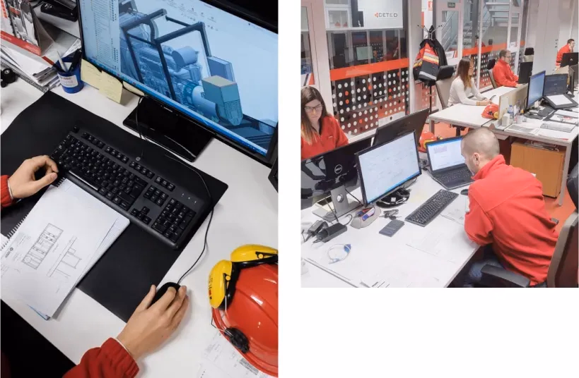Equipo de ingeniería y diseño de Genesal Energy