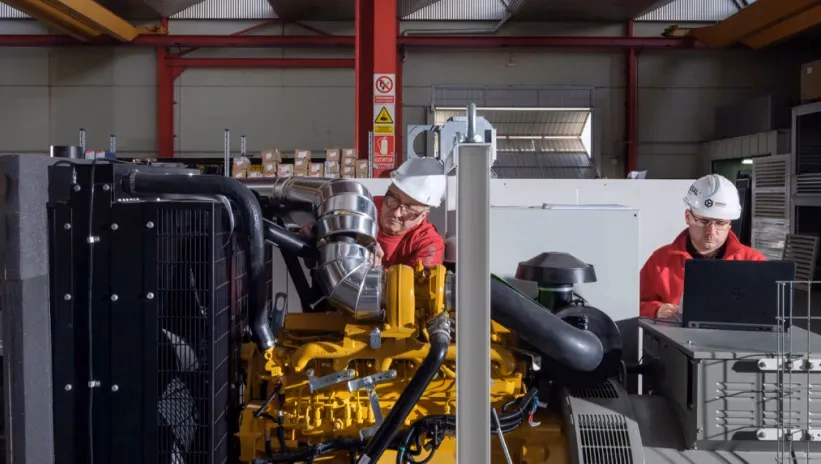 Genesal Energy technicians performing safety and functionality tests.